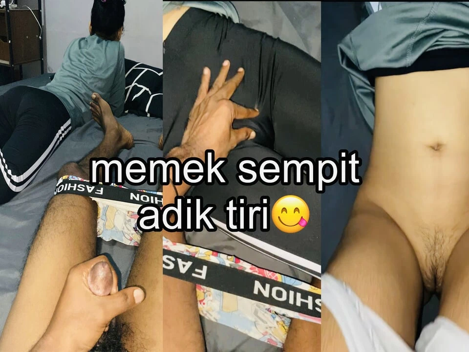 Sit in my stepsister's room and let her be fucked.